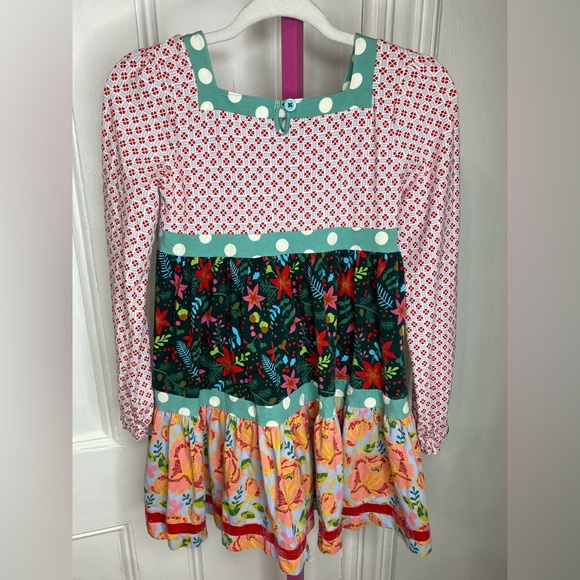 MATILDE Colorful Patterned Long Sleeve Dress - Picture 3 of 6